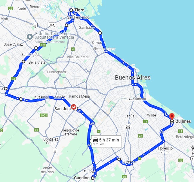 zonas de trabajo de N/D Service